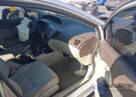 2012 Honda Civic Lx z USA, uszkodzony, nr VIN 19XFB2F50CE086845